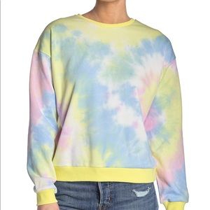 NWOT Tie Dye Melloday crew neck sweatshirt Size M